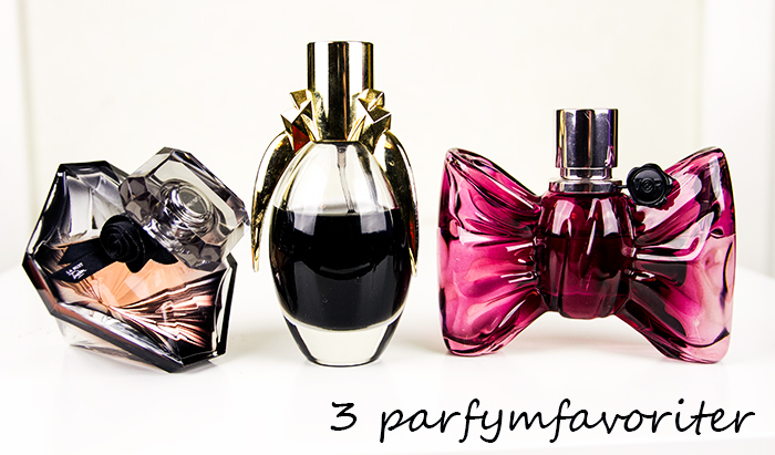 3 parfymfavoriter ♥